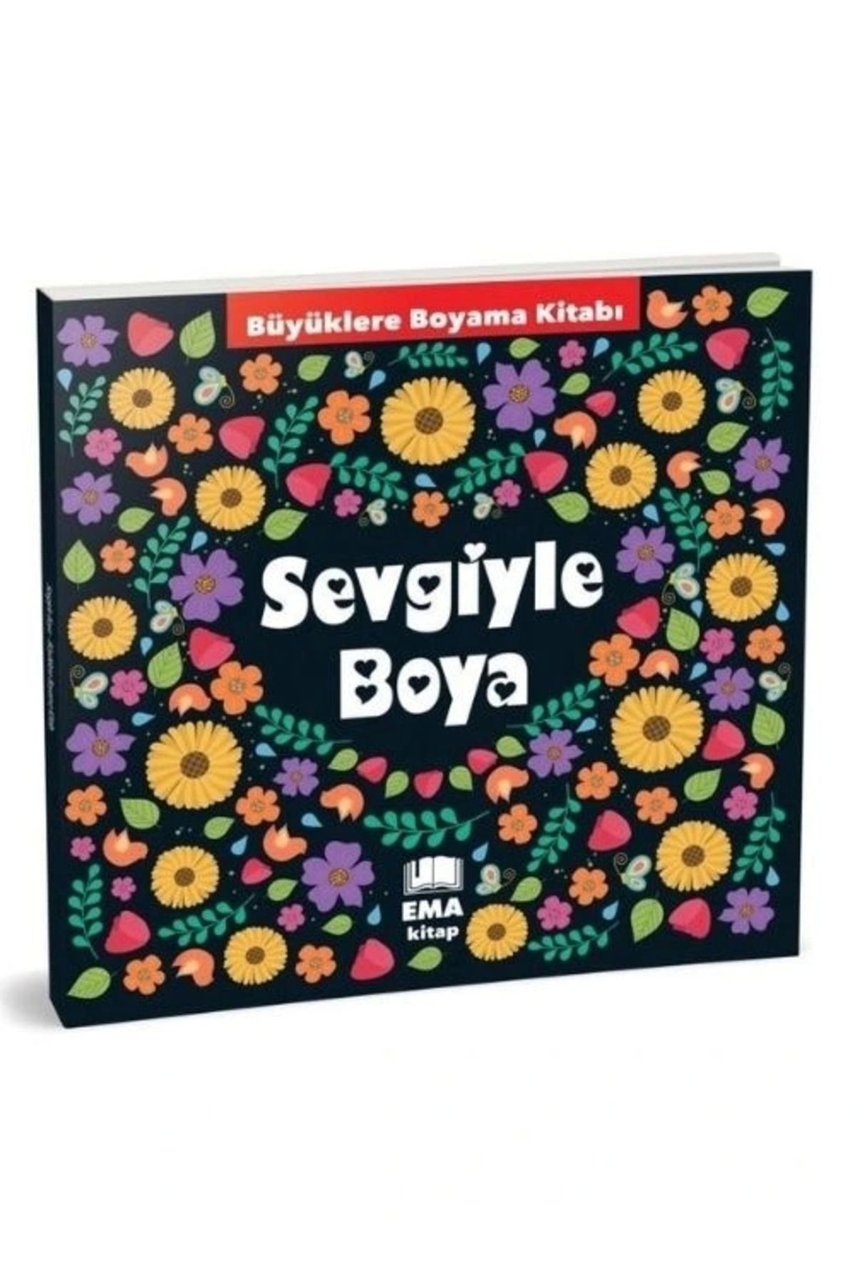 Ema Kitap Büyüklere Boyama Kitabi Sevgiyle Boya