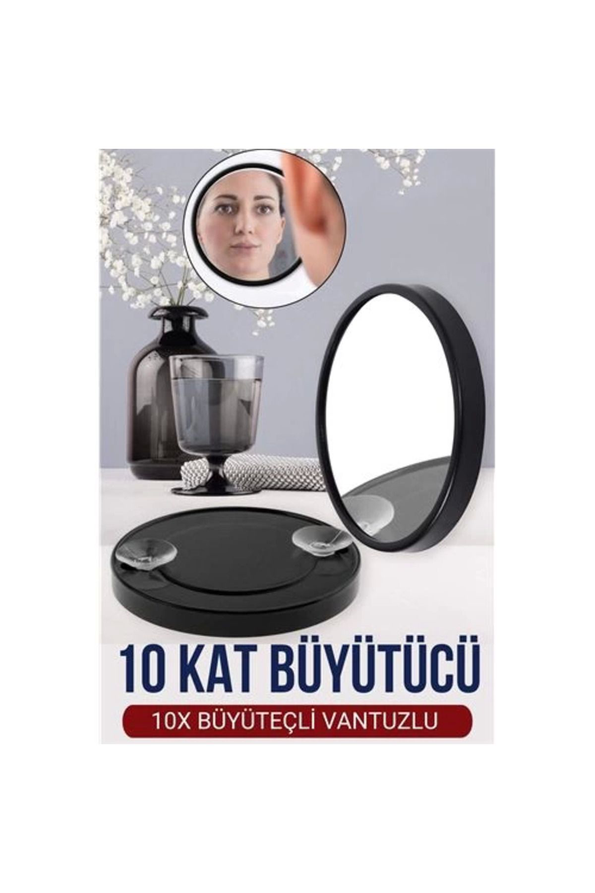Diğer Marka Bx 9 Cm 10X Büyüteçli Makyaj Aynasi