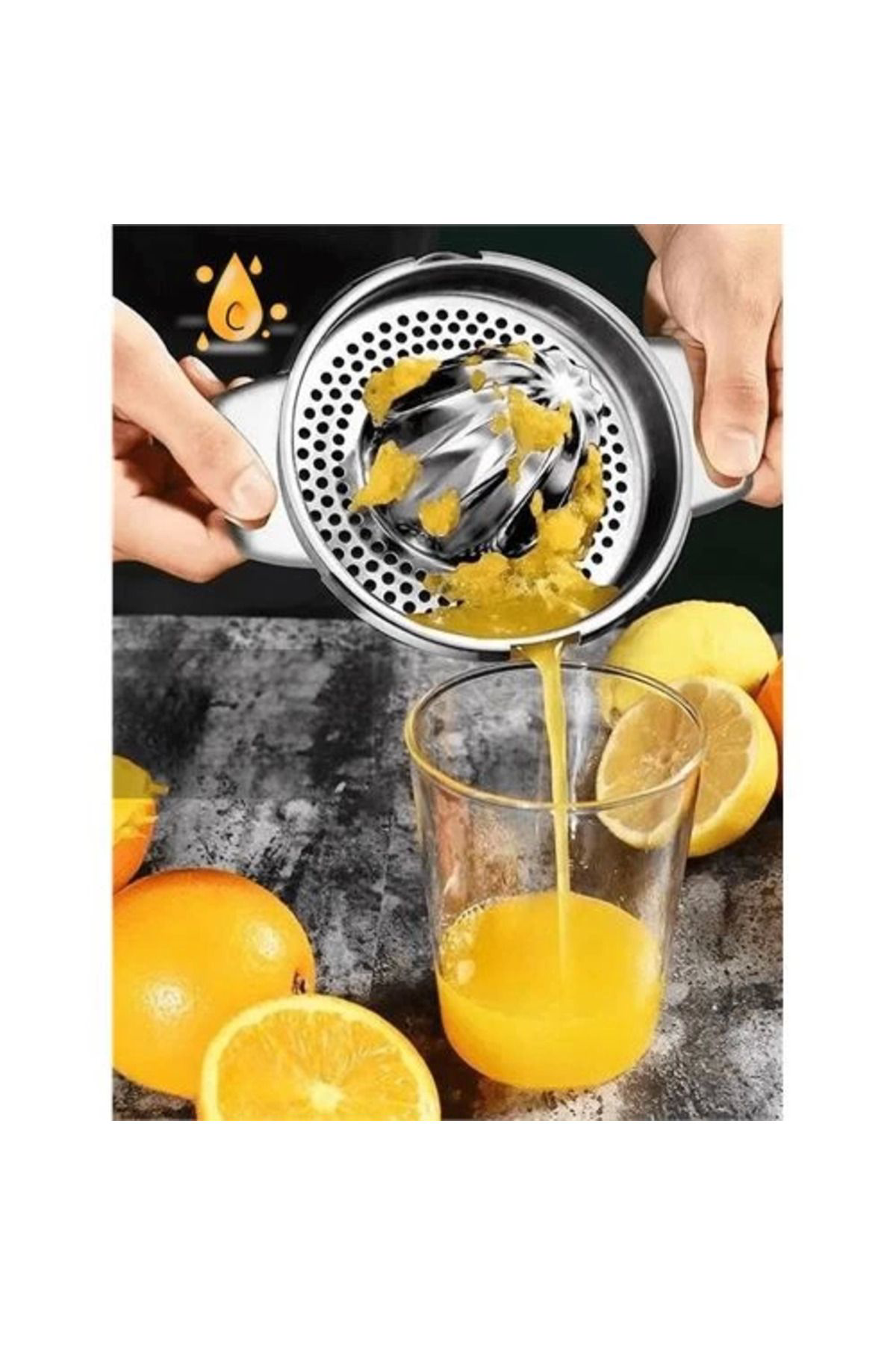 Pamiravm Bx Limon Sikacaği 304 Paslanmaz Çelik Meyve Sikacaği Profesyonel
