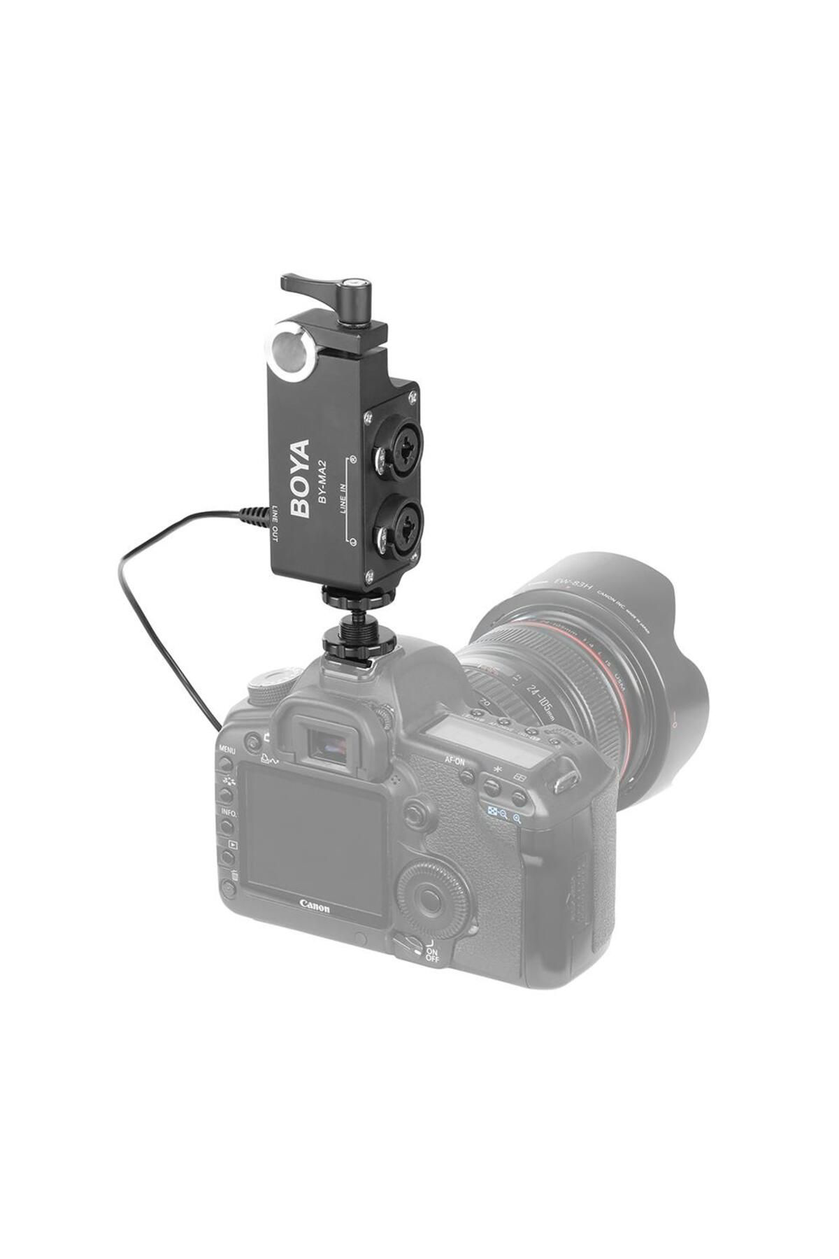 Boya By-Ma2 Çift Kanalli Xlr Mikrofon Ses Mikseri