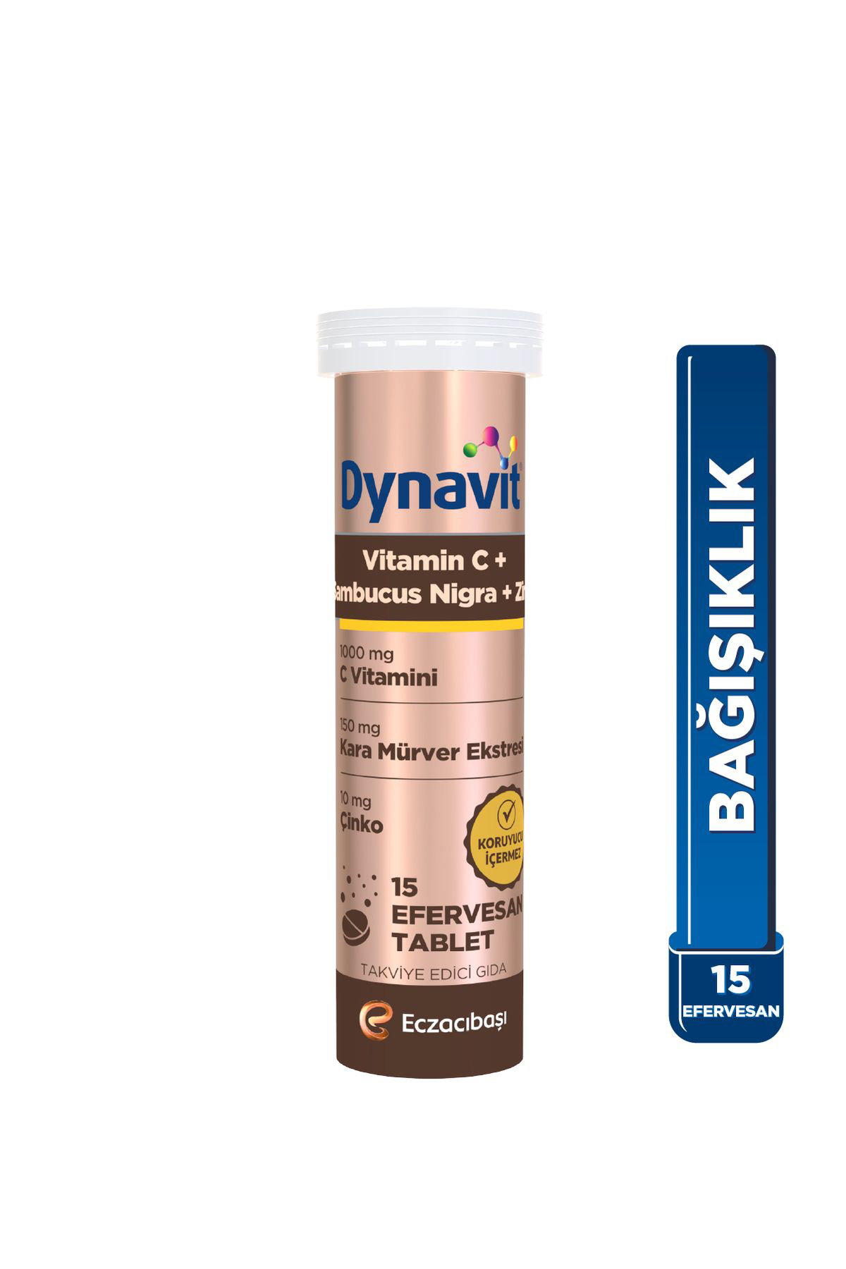 Dynavit C Vitamini, Sambucus Nigra Ve Çinko 15 Efervesan Tablet - C Vitam