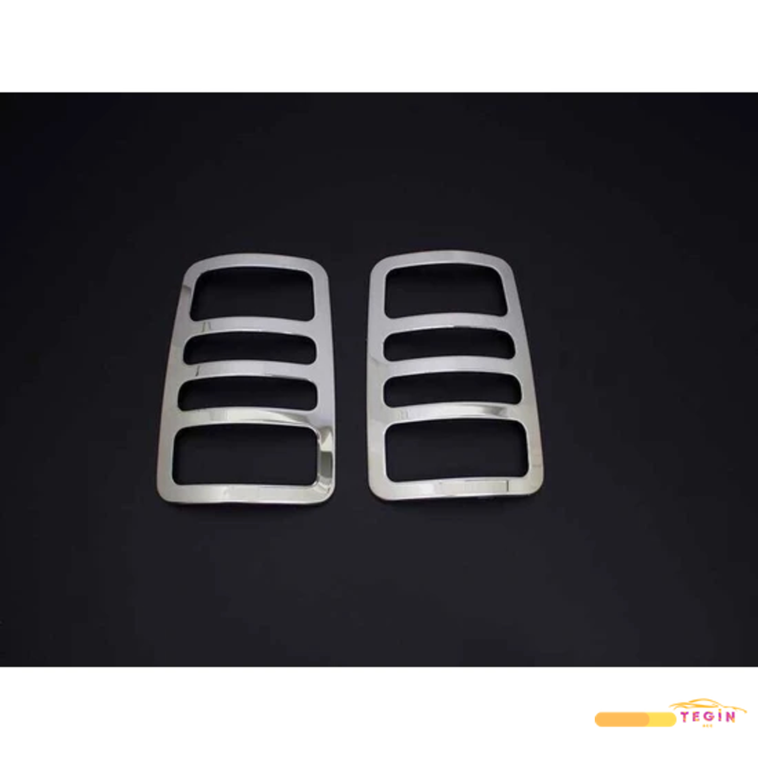Caddy Mini Van 2003-2014 Stop Çerçevesi 2 Parça Paslanmaz Çelik