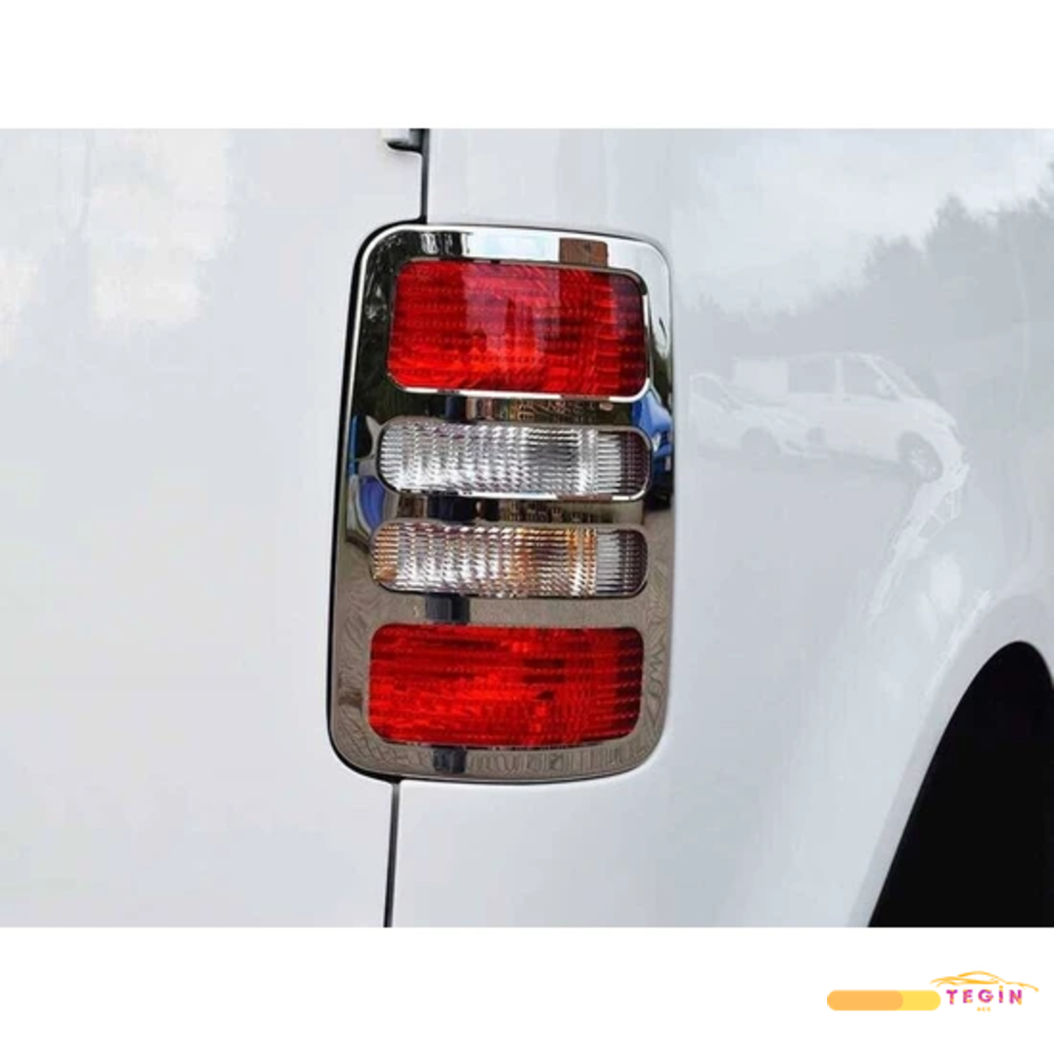 Caddy Mini Van 2003-2014 Stop Çerçevesi 2 Parça Paslanmaz Çelik