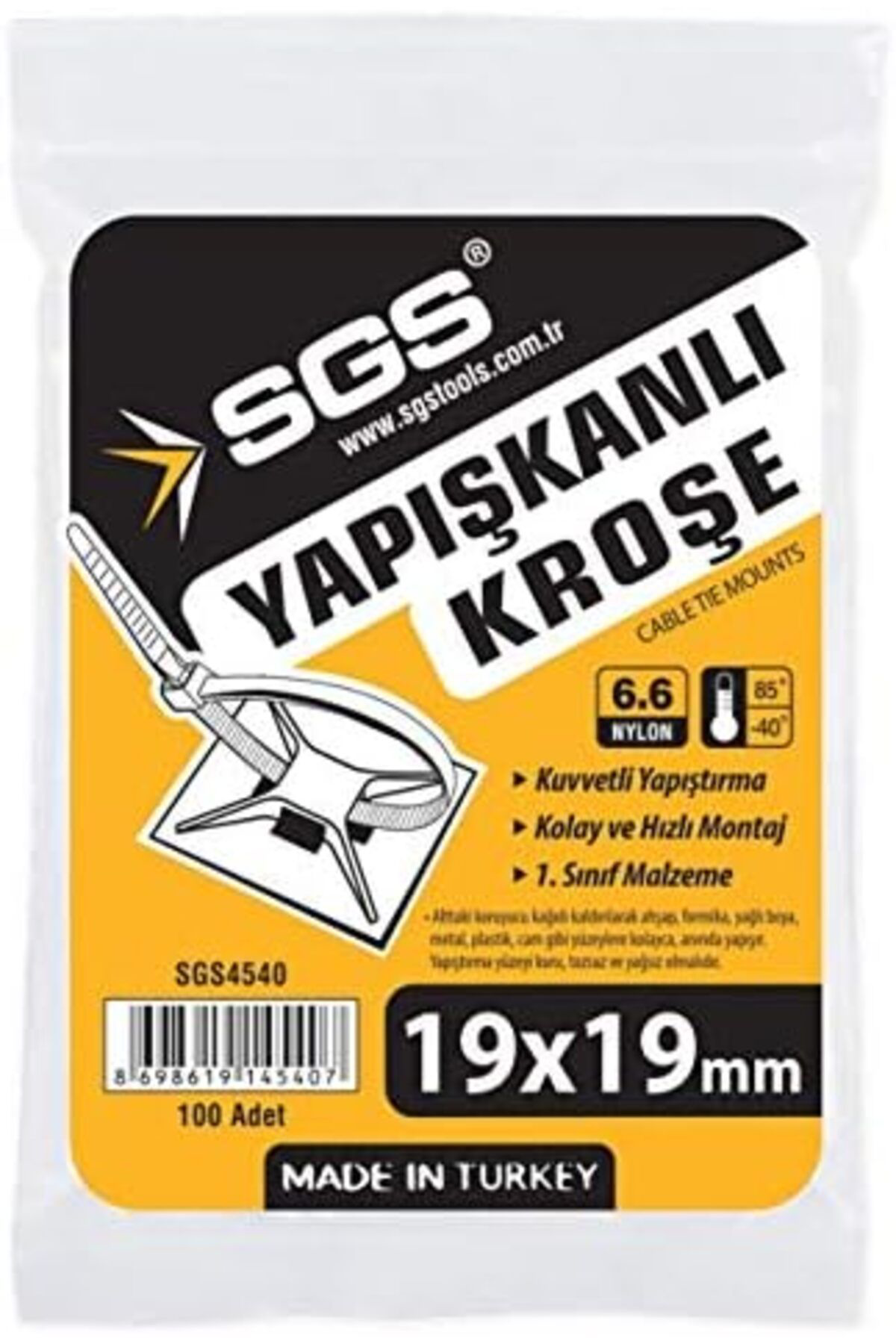 Çağur NAYLON KABLO BAĞI 2.5 * 100 Desingstore 1109945