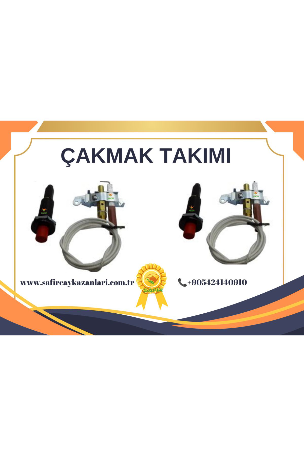 Safir Çakmak Takimi Çay Ocaği Çakmak Takimi A++ Safir Çay Kazanlari