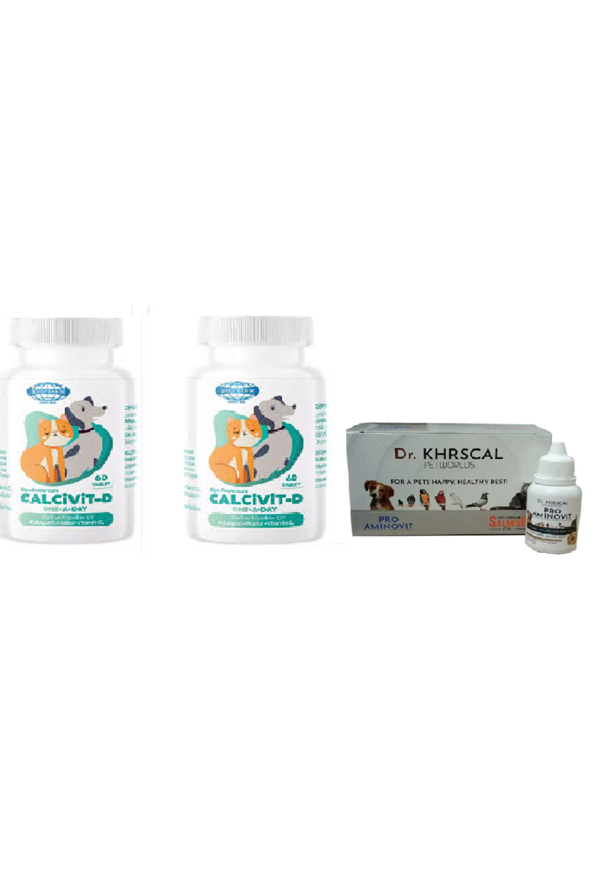 Yildem Grup Calcivit - D + Köpek Vitamini (Kedi Ve Köpek Vitamin Seti)