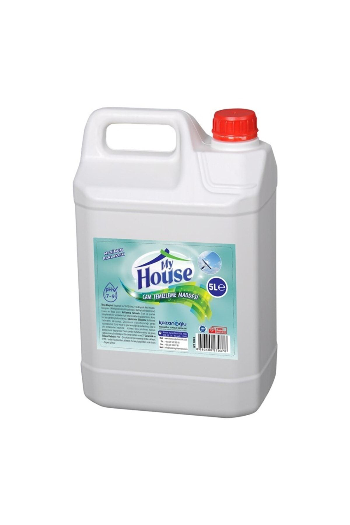 Myhouse Cam Temizleme Maddesi 5Lt