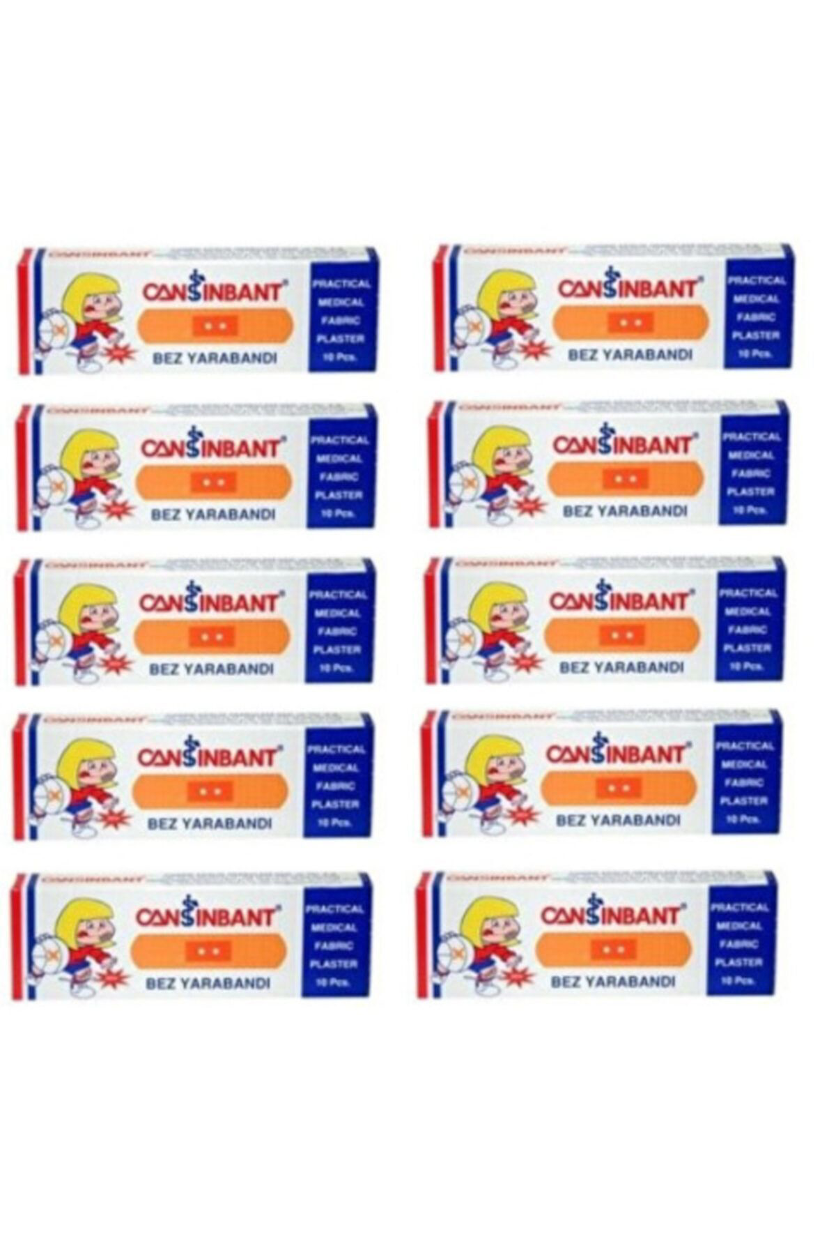 Cansin Bant Cansin Yara Bandi 10 Lu X 10 Paket