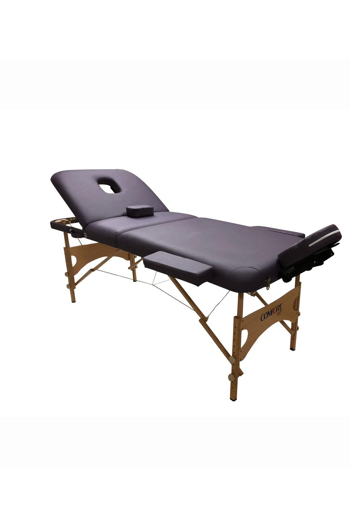 Comfort Plus Çanta Tipi Ahşap Masaj Masasi Katlanir Siyah