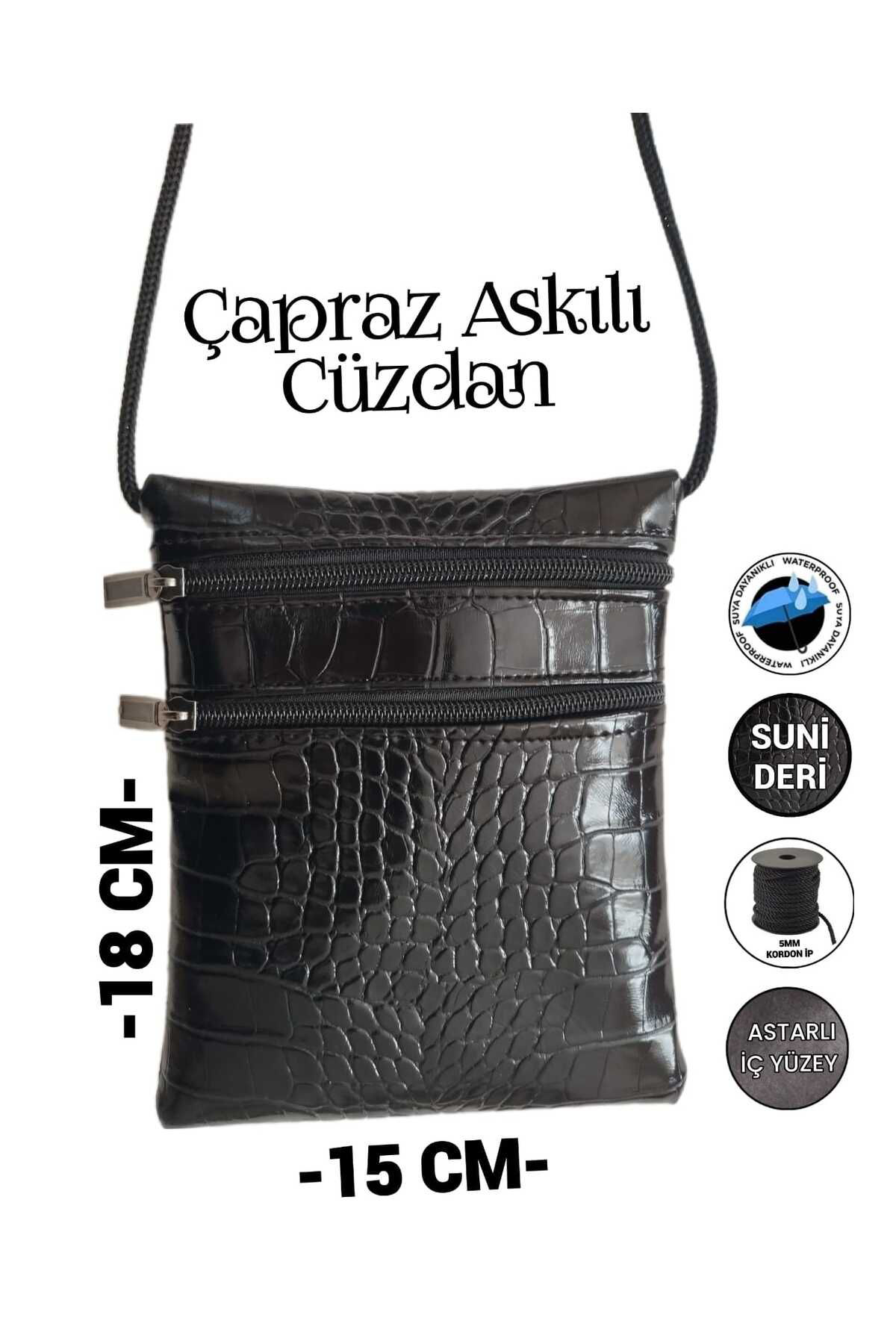 Sevbags Çapraz Askili Cüzdan