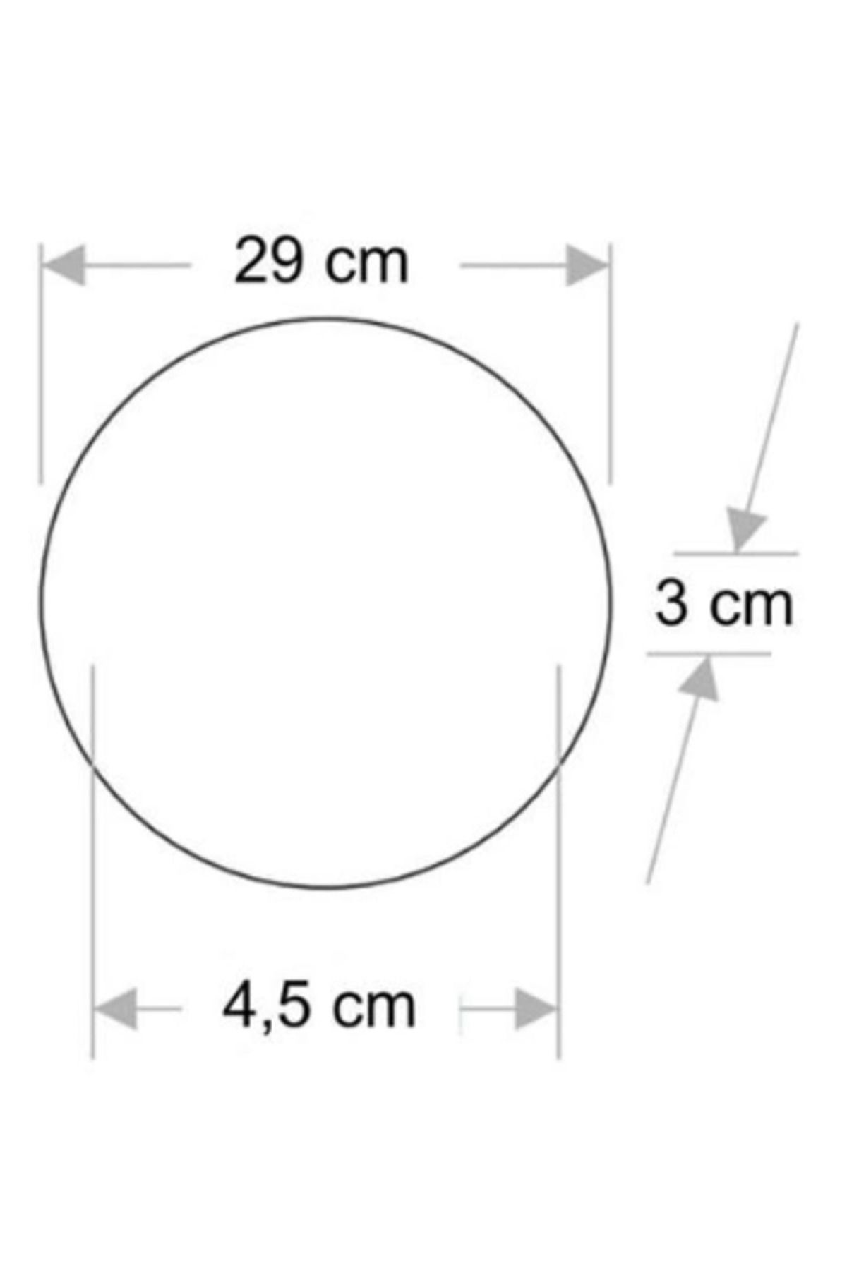 Yusuftex Cata Ct 5665 Siva Üstü 55W Led Spot 3200K Gün İşiği