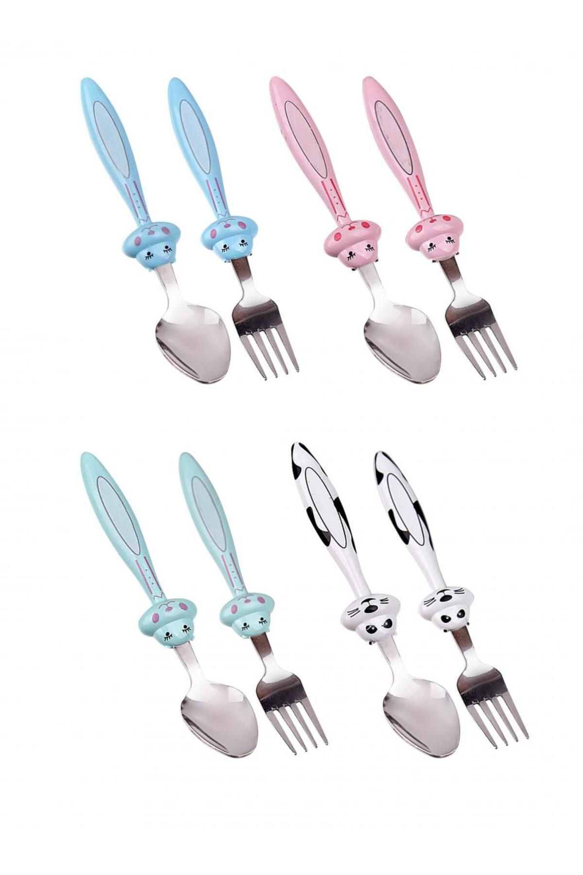 K&A Çatal Kaşik Seti - 18 Cm - Mavi