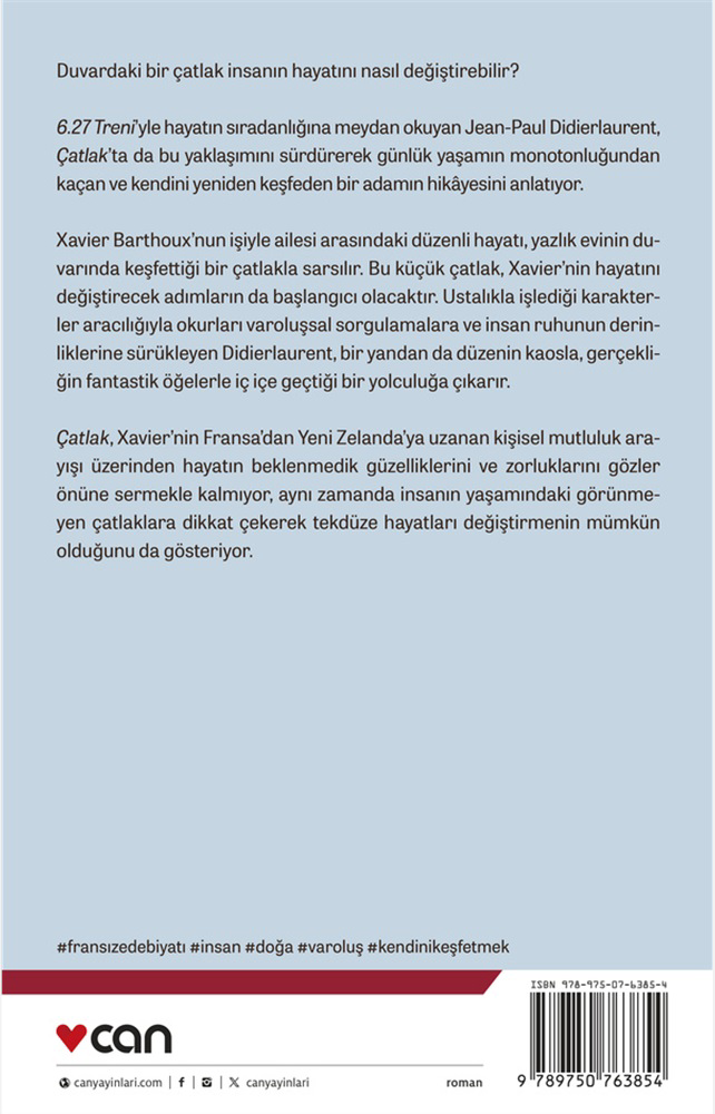 Can Yayinlari Çatlak - Jean-Paul Didierlaurent