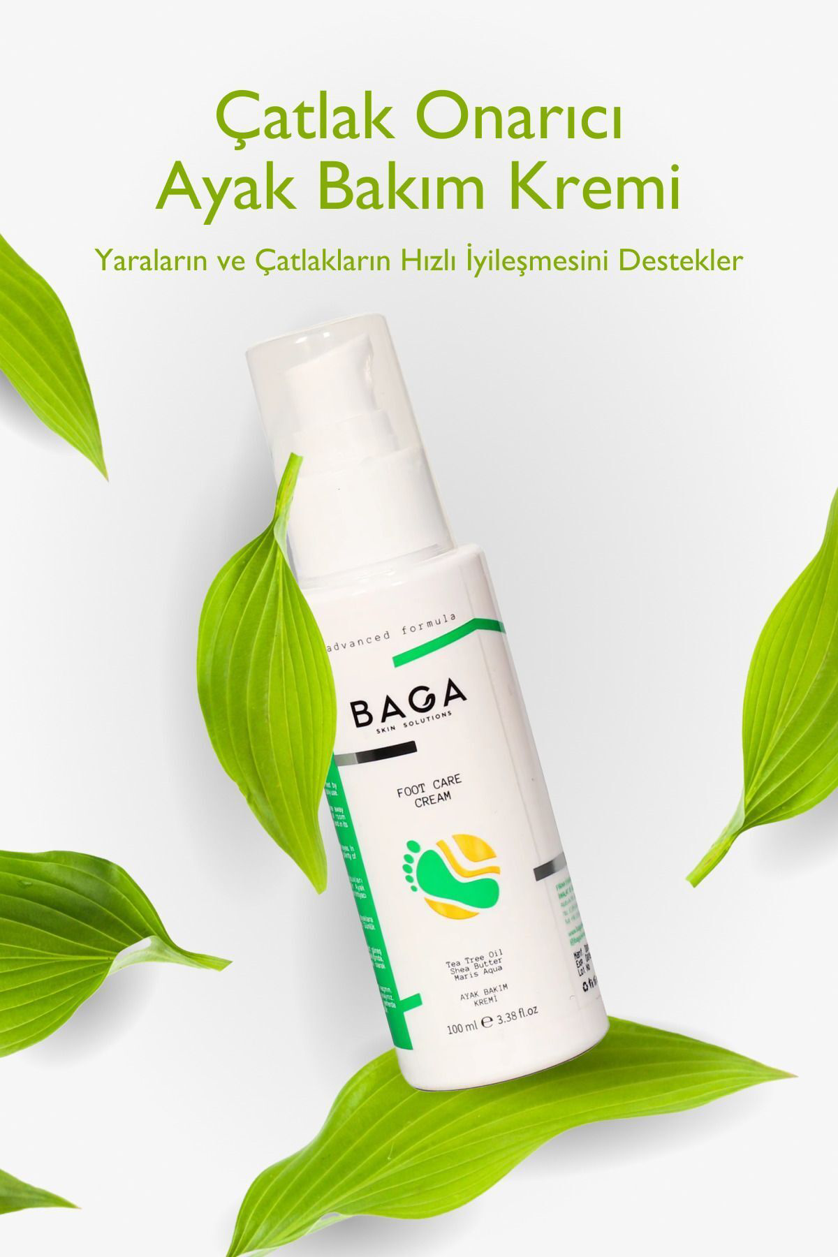 Baga Çatlak Onarici Ayak Bakim Kremi
