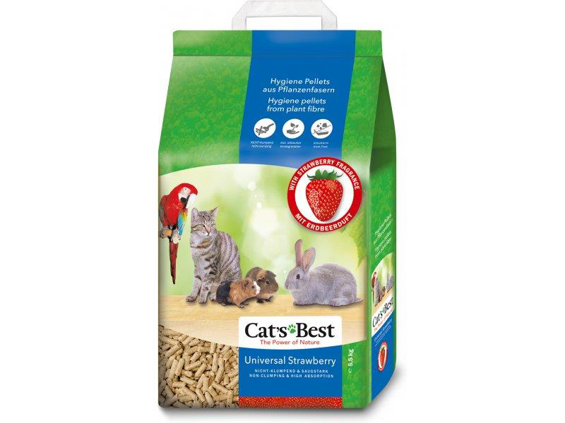 Cats Best  Universal Çilekli Kedi Kuş Kemirgen Kumu 10 Lt  (5,5 Kg