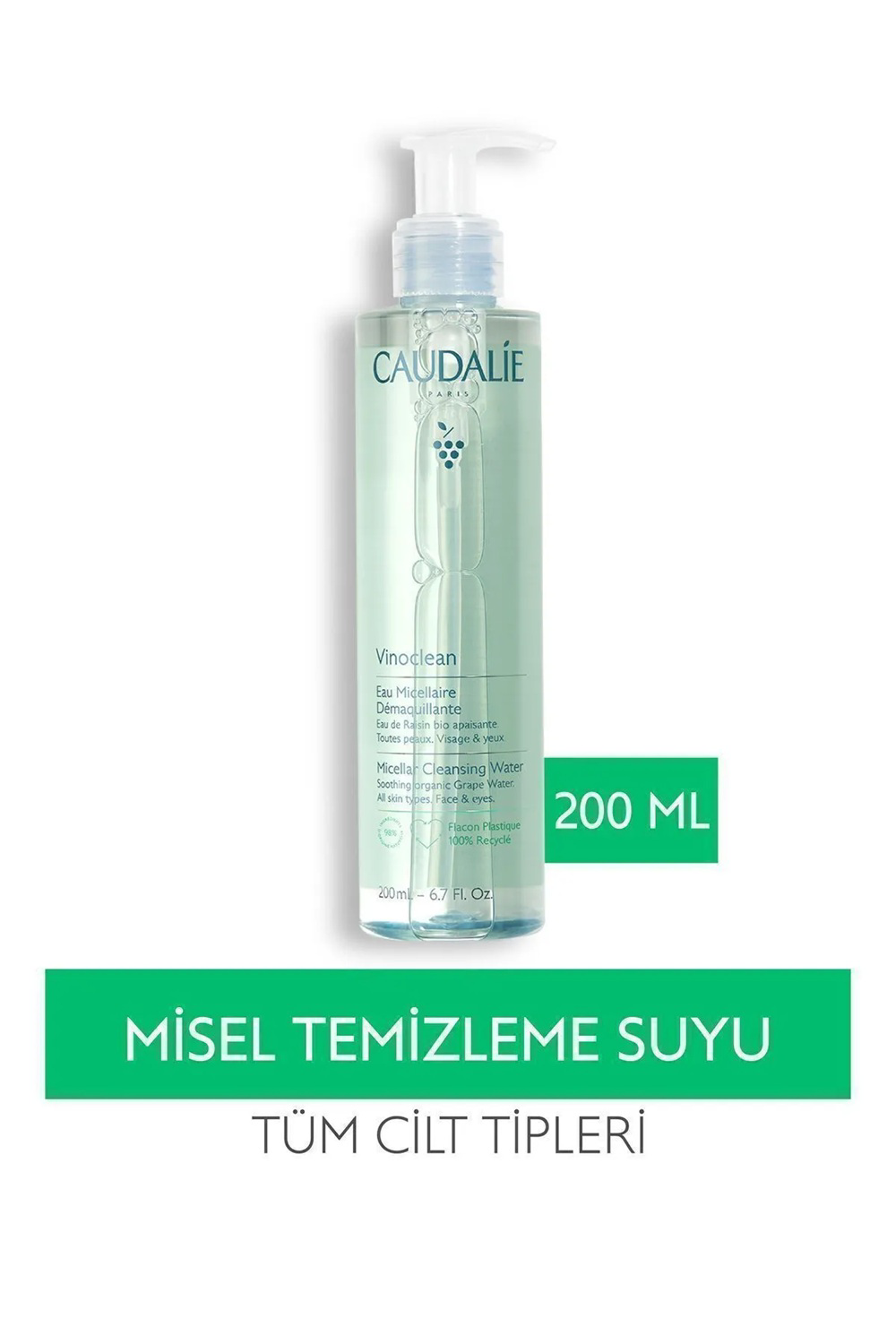 Caudalie  Vinoclean Misel Temizleme Suyu 200 Ml