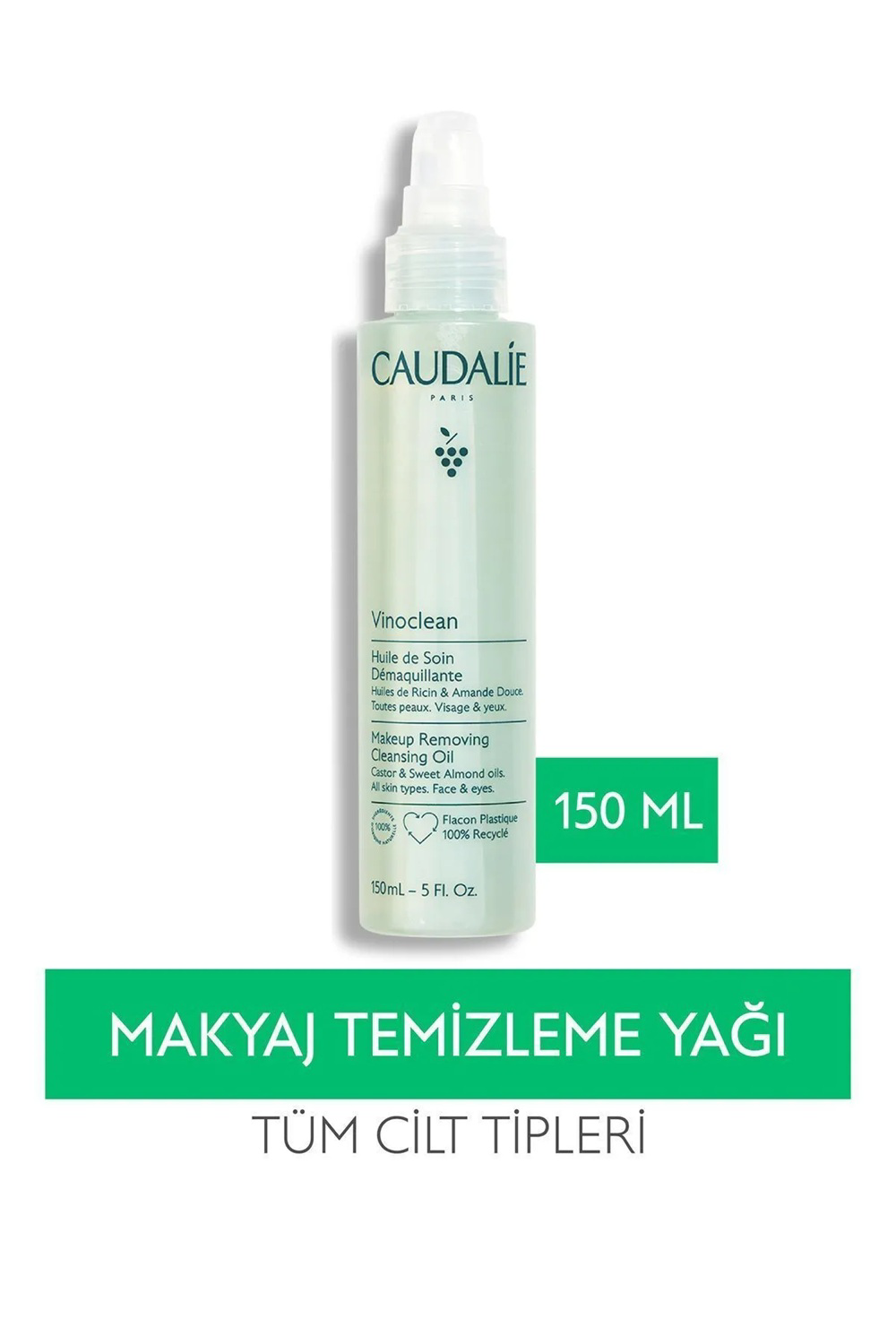 Caudalie  Vinoclean Makyaj Temizleme Yaği 150 Ml