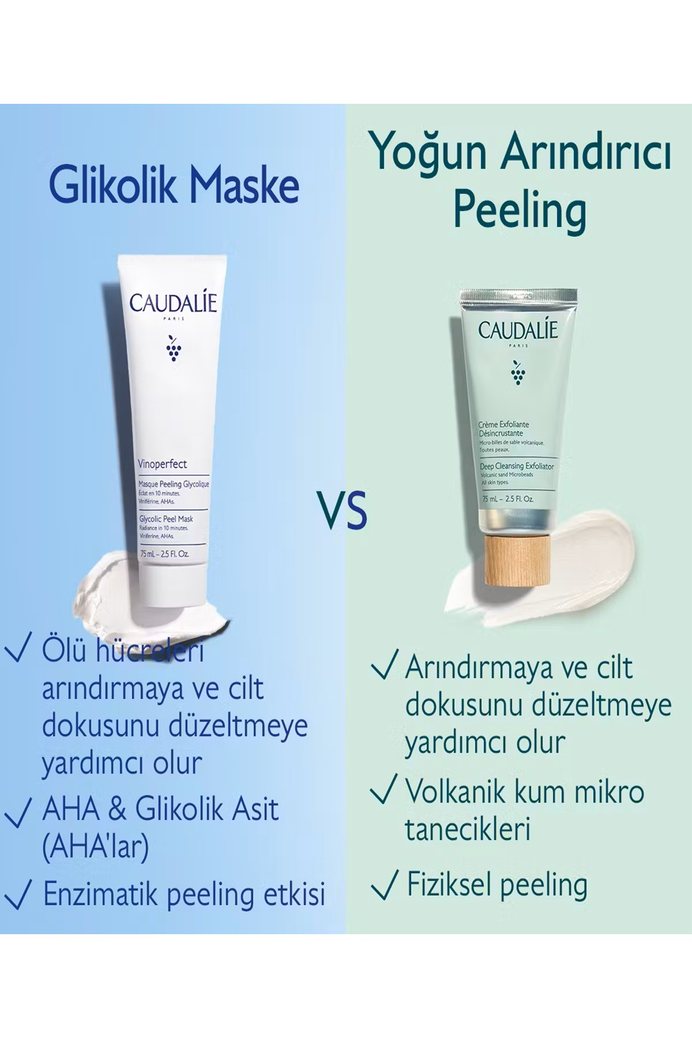 Caudalie  Vinoperfect Glikolik Maske 75 Ml