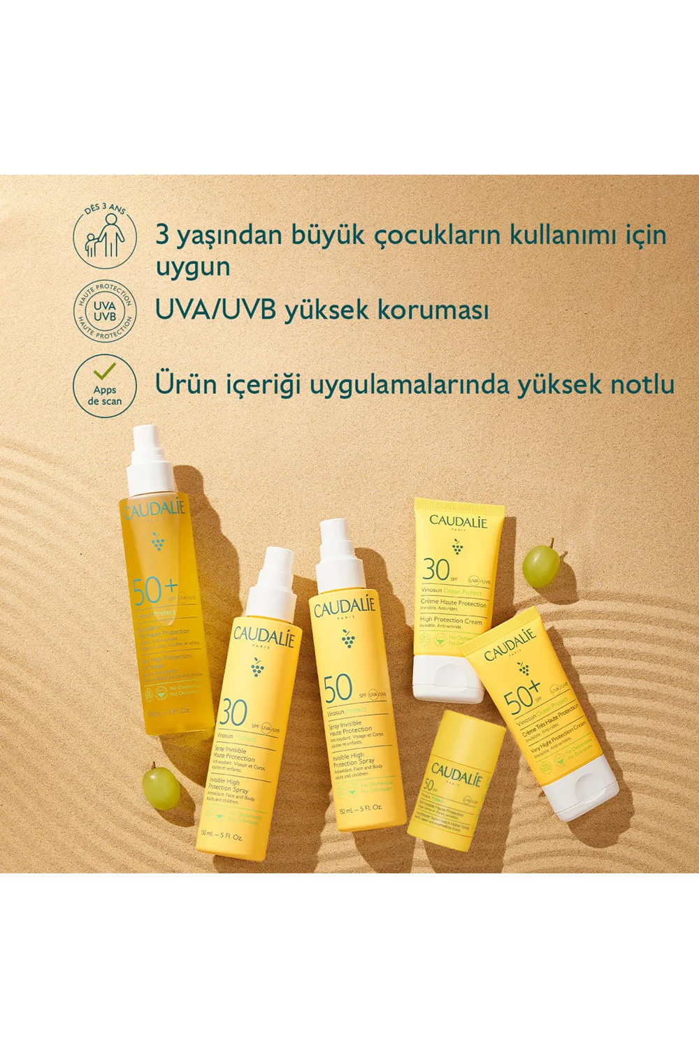 Caudalie  Vinosun Protect Yüksek Koruma Sağlayan Güneş Spreyi Spf5