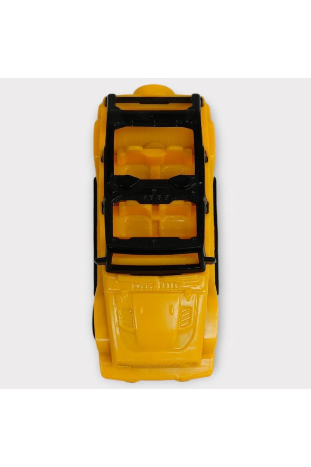 K&A Çek Birak Arabalar 10 Cm - Sari Jeep