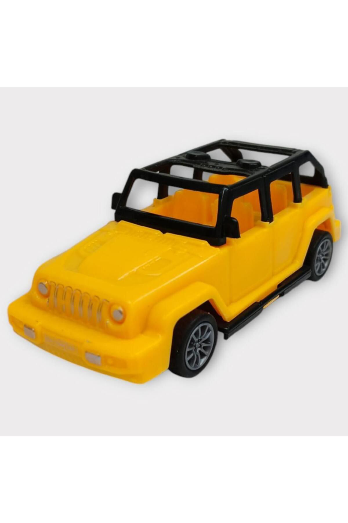 K&A Çek Birak Arabalar 10 Cm - Sari Jeep