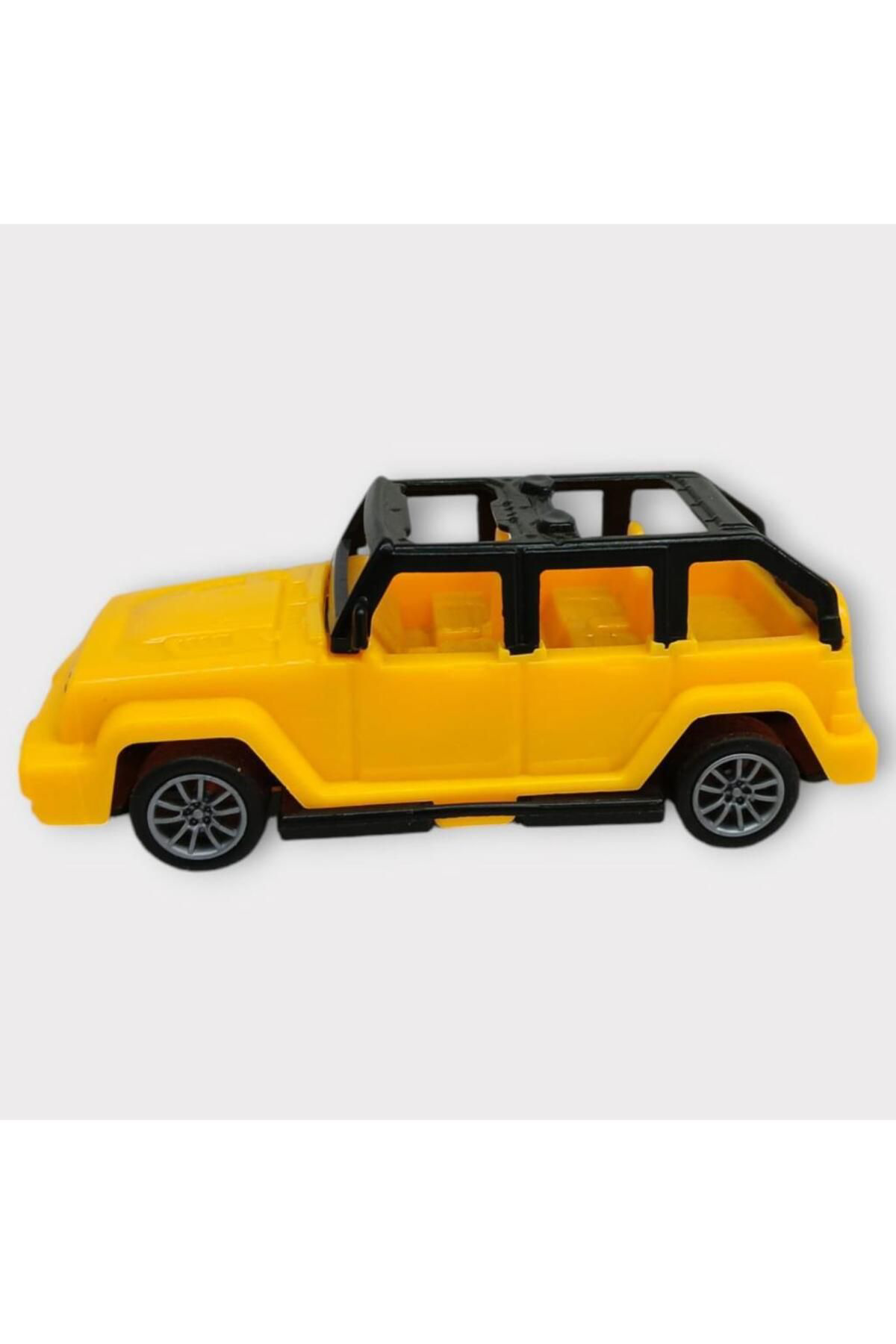 K&A Çek Birak Arabalar 10 Cm - Sari Jeep