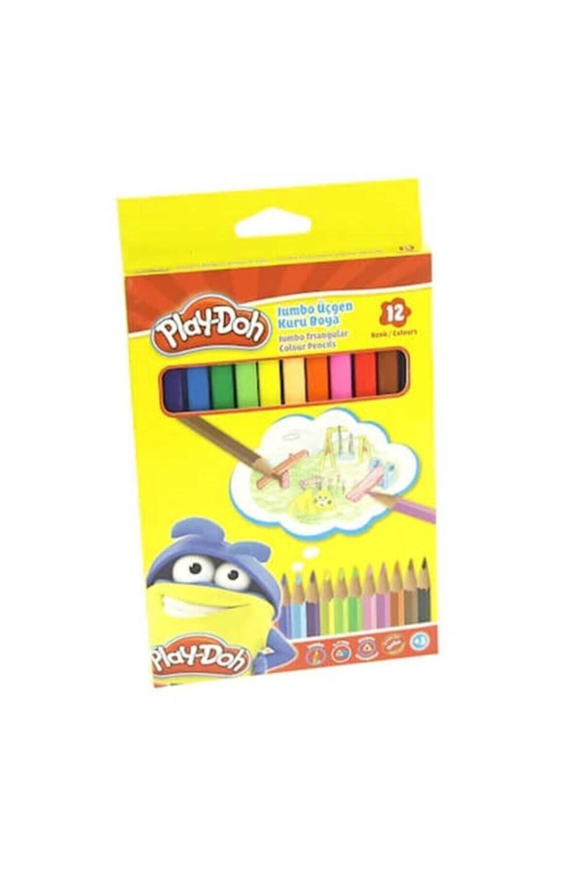 Just Cheap Store Cem Play Doh Kuruboye Jumbo Üçgen 12 Renk