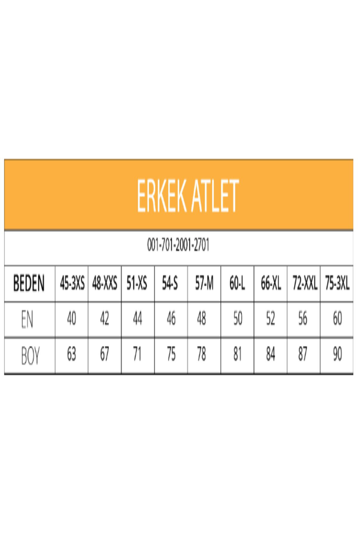 Ceysan Ceylanoğlu %100 Pamuk Süprem Asker Erkek Fanila 3'Lü Eko Paket 00