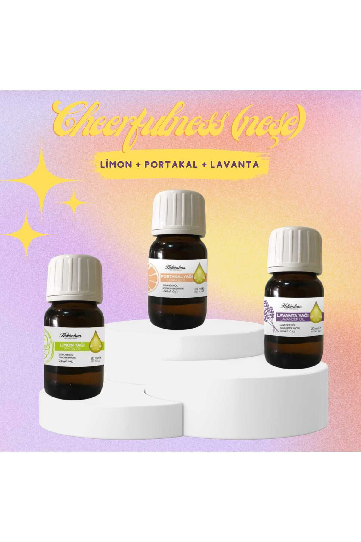 Hekimhan Bitkisel Cheerfulness (Neşe Seti Limon Portakal Lavanta )