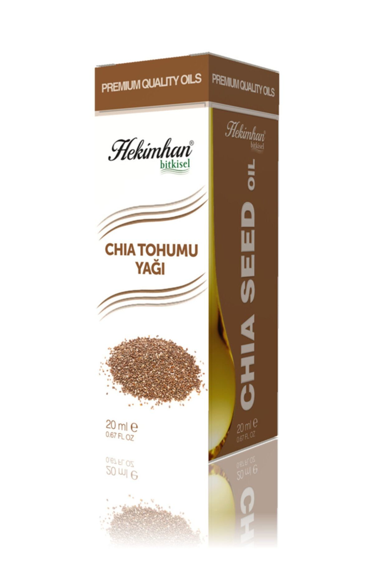Hekimhan Chia Tohumu Yaği, Bitkisel Yağ, Organik Yağ, 20 Ml