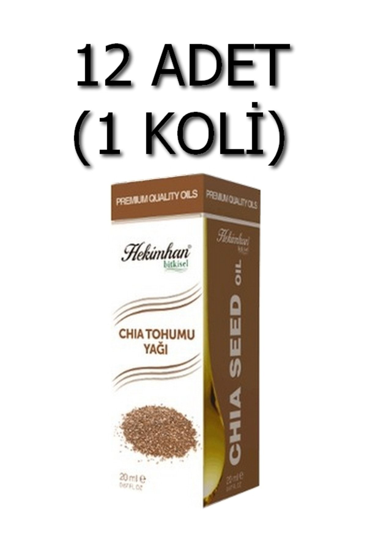 Hekimhan Bitkisel Chia Tohumu Yaği 20 Ml 12 Adet (1 Koli)