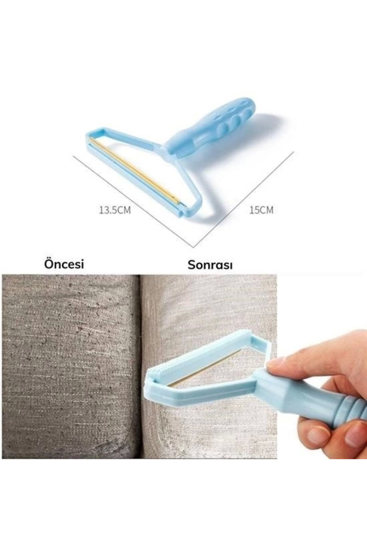 Yusuftex Çift Tarafli Elbise Kazak Plastik Kumaş Tüy Alma Ve Tiftik Temizl