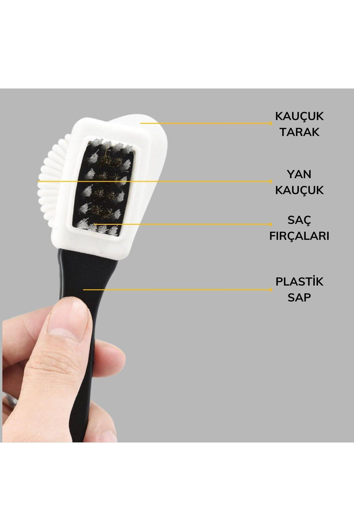 Ok Aksesuar Çift Tarafli Pratik Taşinabilir Süet Nubuk Deri Çizme Bot Ayakkab