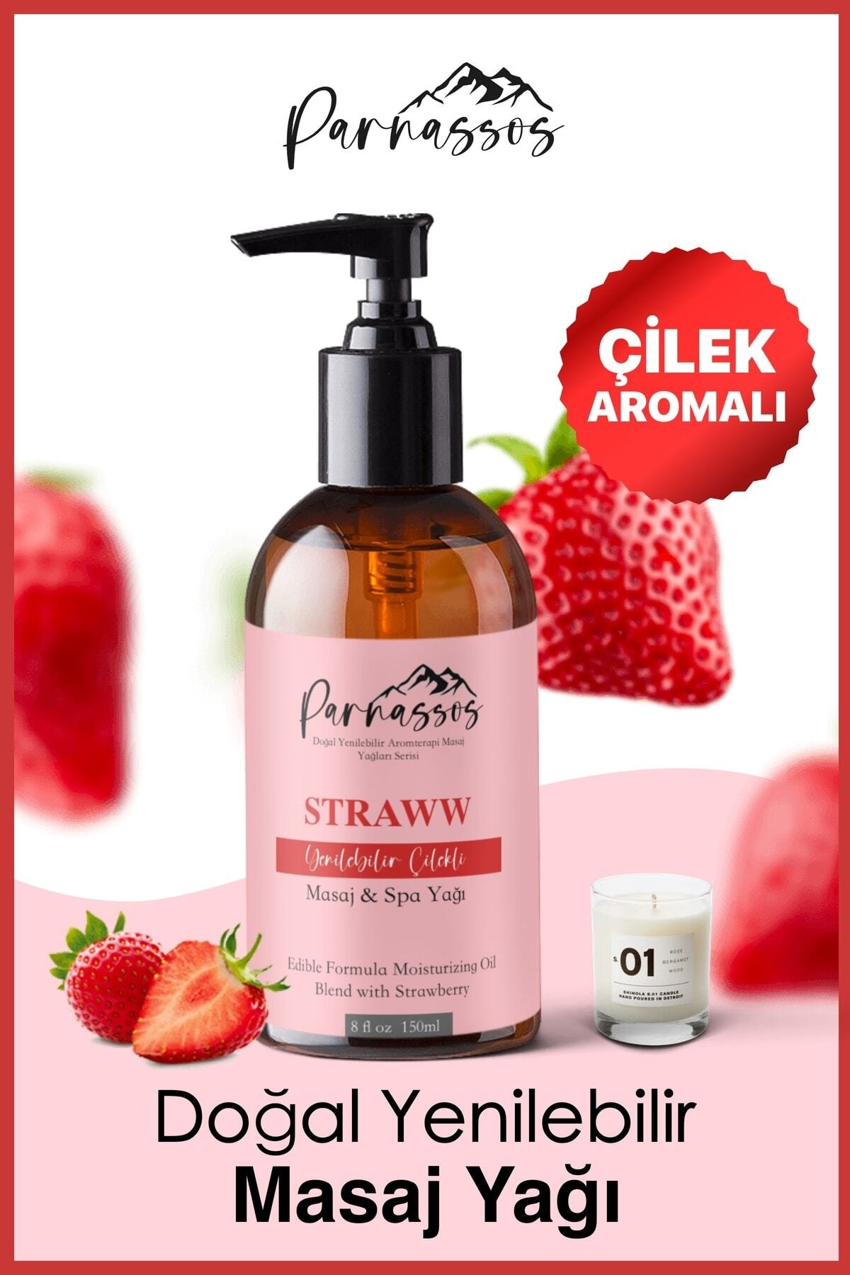 Parnassos Cildinize Tatli Bir Dokunuş: Çilekli Masaj Yaği 150 Ml