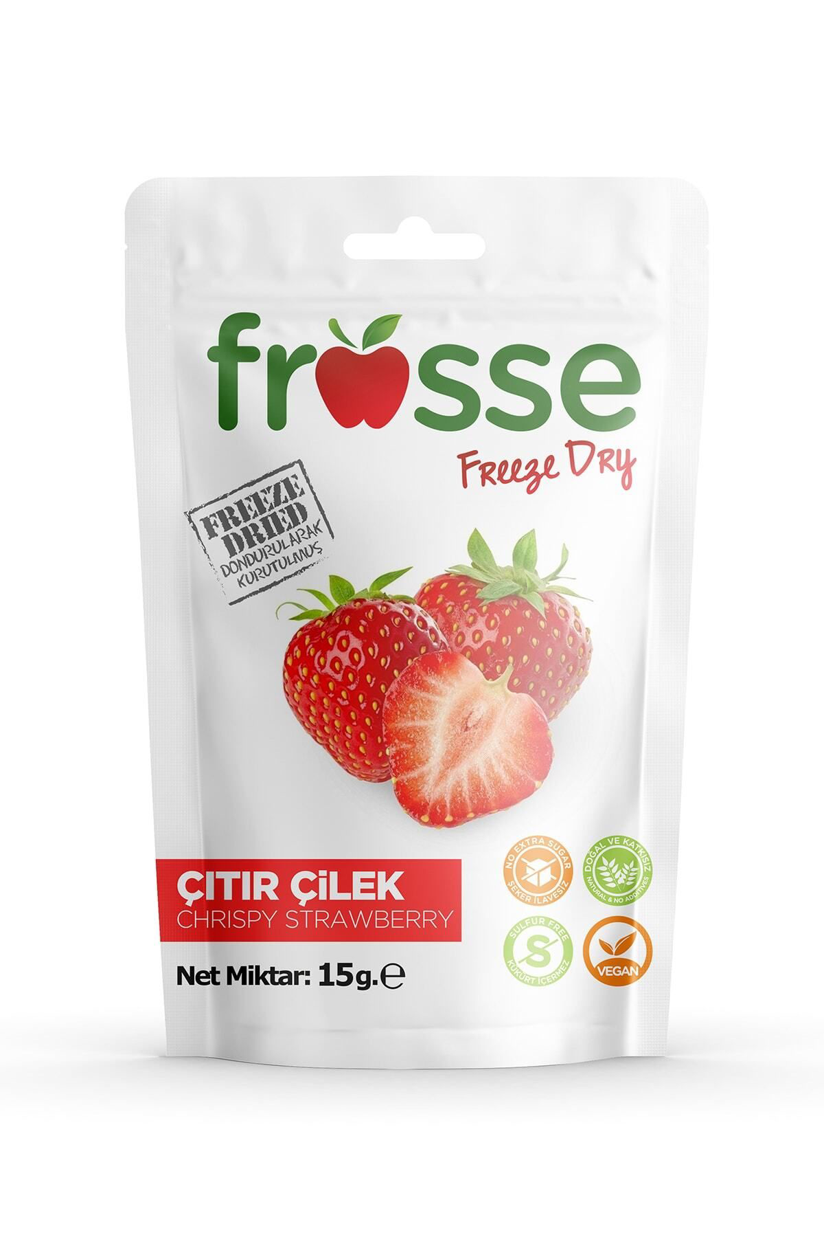 Frosse Çilek Kitiri - Freeze Dried - Üretici Firmadan Dondurularak Kurut
