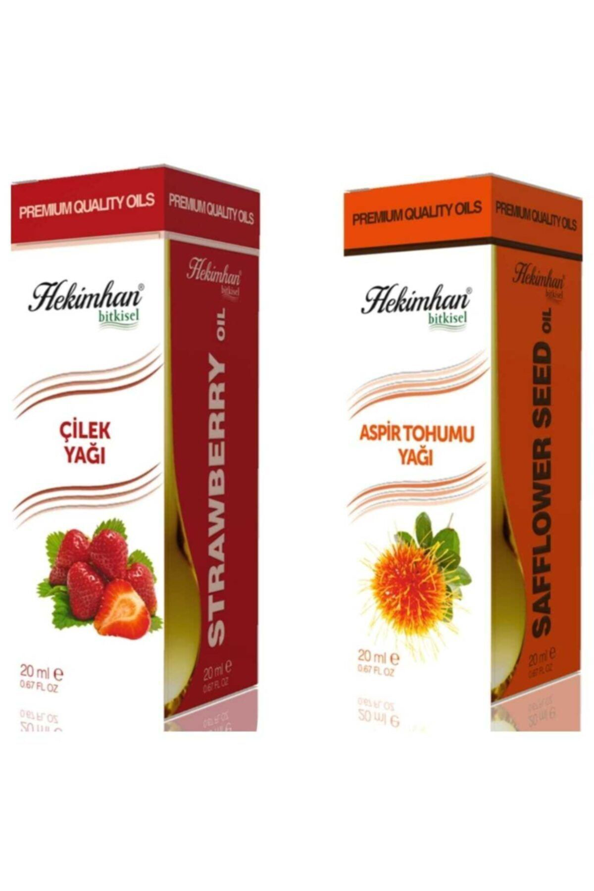 Hekimhan Çilek Yaği 20 Ml Ve Aspir Tohumu Yaği 20 Ml