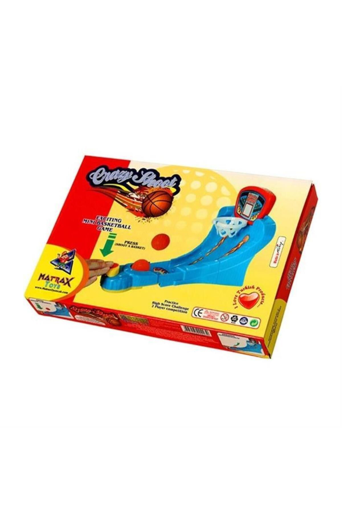 Akçiçek Oyuncak Çilgin Atiş Mini Basket Oyunu