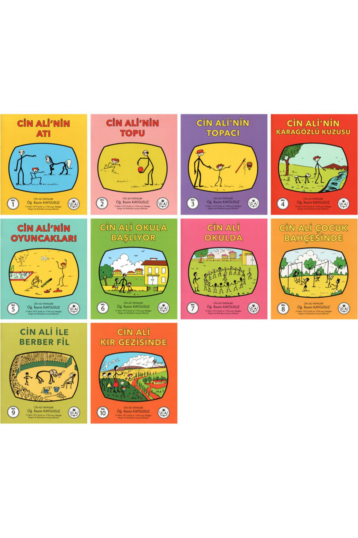 Cin Ali Yayinlari  Cin Ali Serisi 10 Kitap