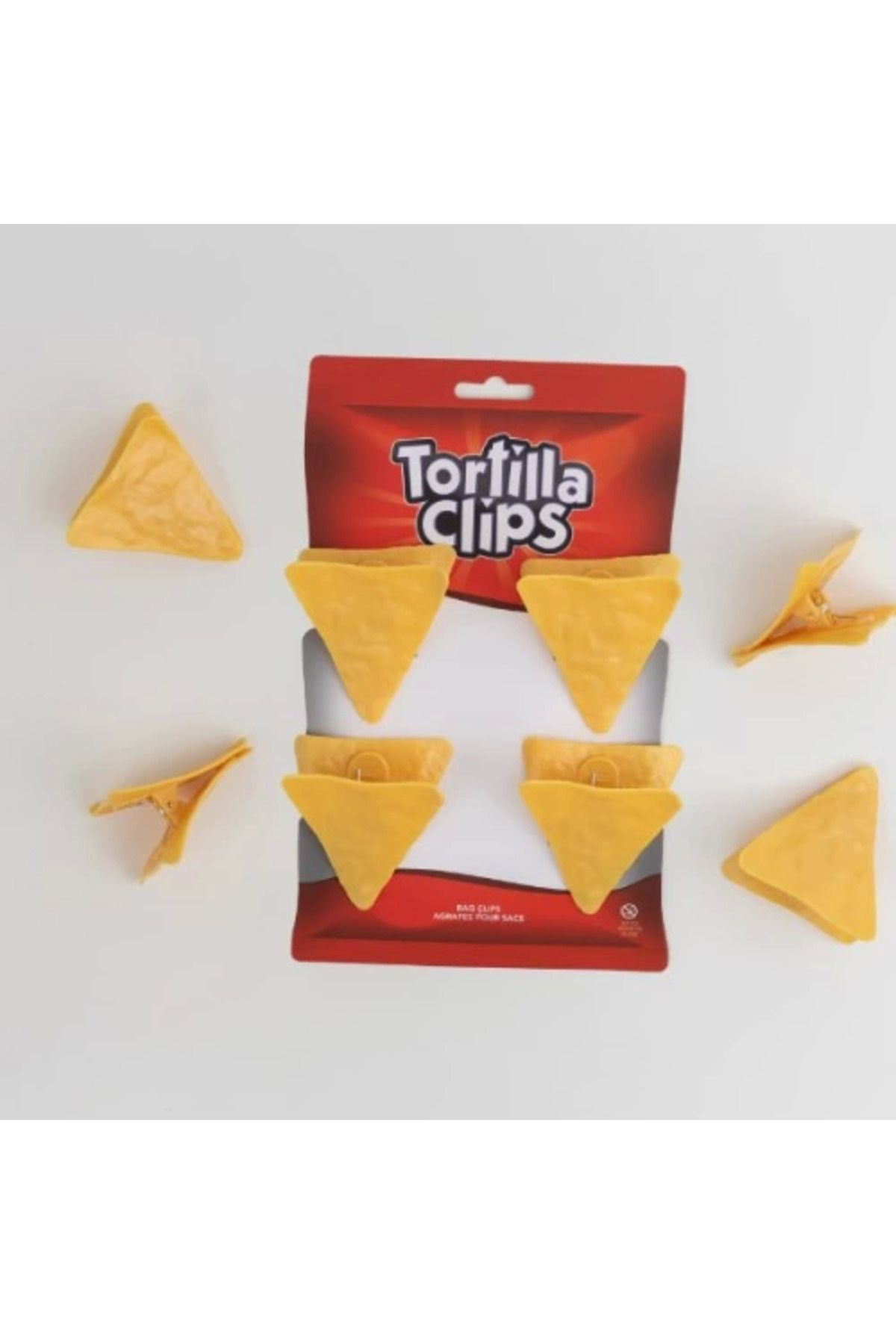 Yusuftex Cips Şeklinde Poşet Klipsleri