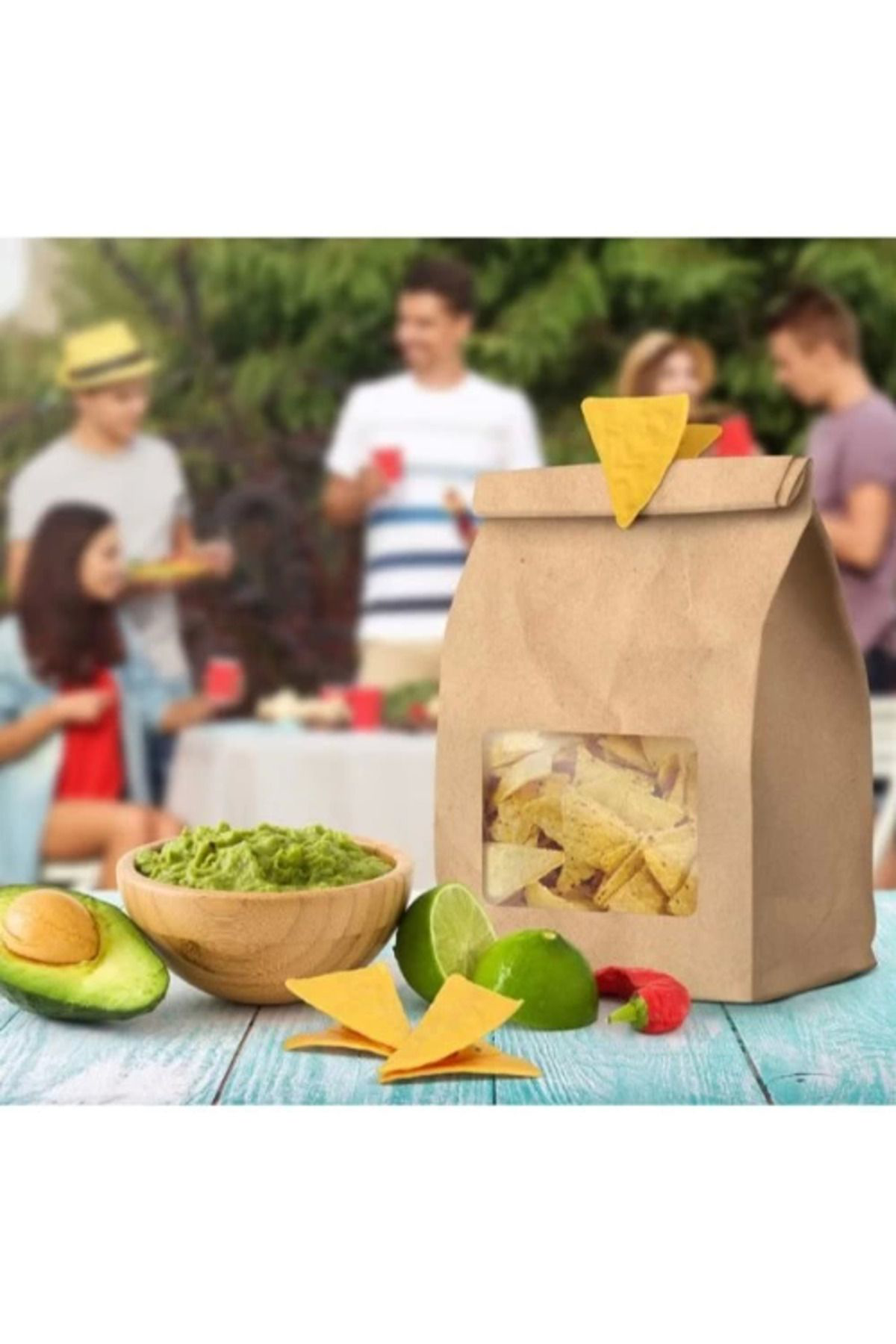 Yusuftex Cips Şeklinde Poşet Klipsleri