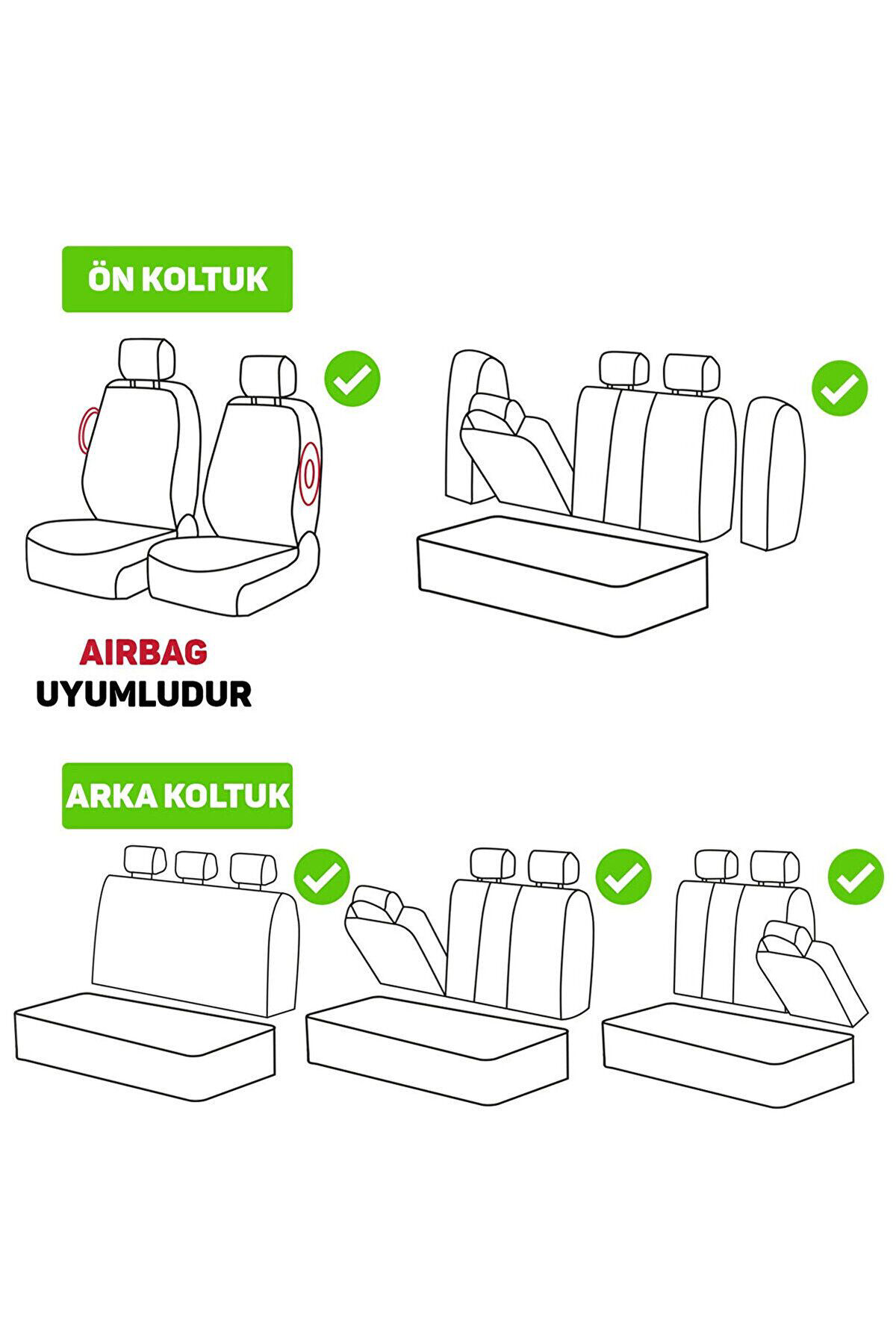 Citroen C4 Hatchback Boş Paket 2016-2020 Aracınıza Uyumlu Koltuk 