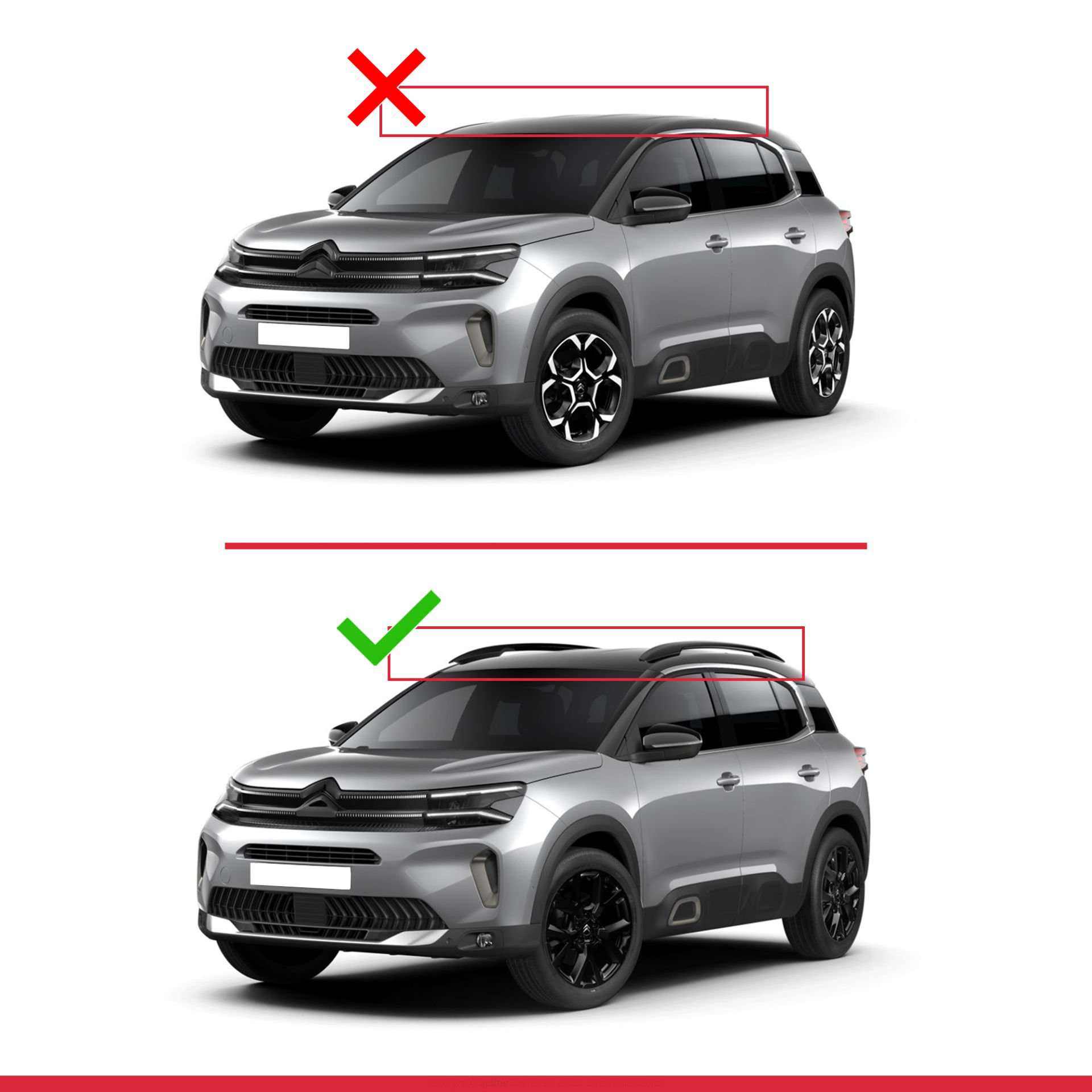 Drs Tuning Citroen C5 Aircross 2018 Ve Sonrasi İle Uyumlu Basic Model Ara At