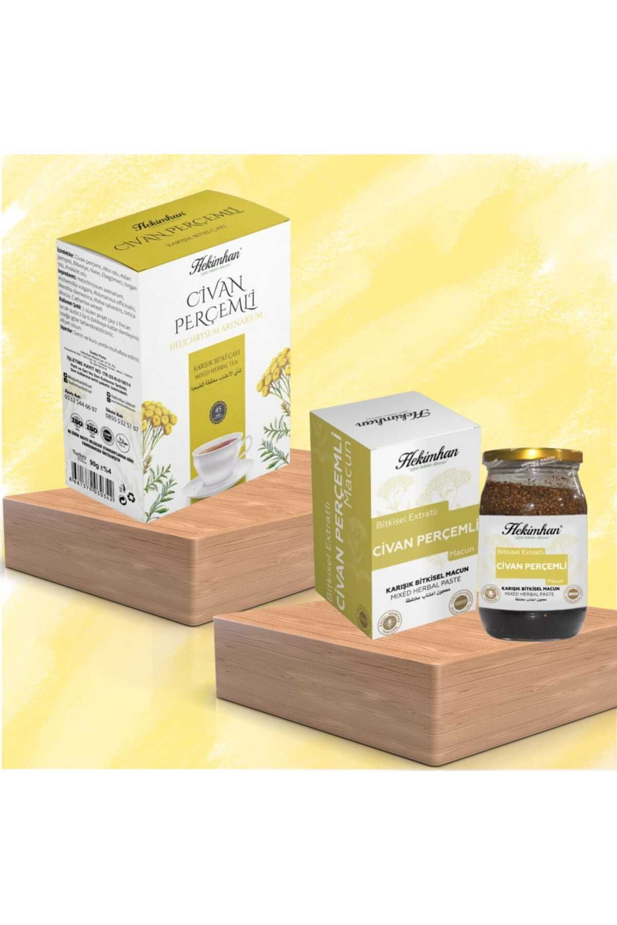 Çare Burada Civan Perçemli Çay 40'Li + Çivan Perçemli Macun ( Kadinsal Sorunl