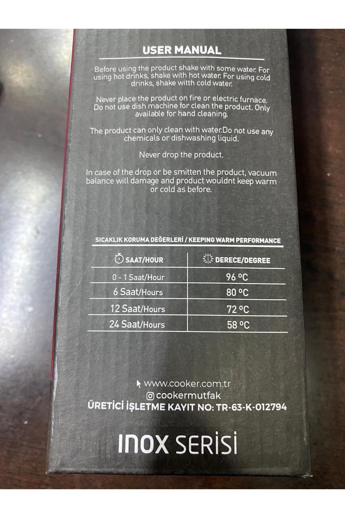 Elif Aksesuar Ckr Çelik Termos