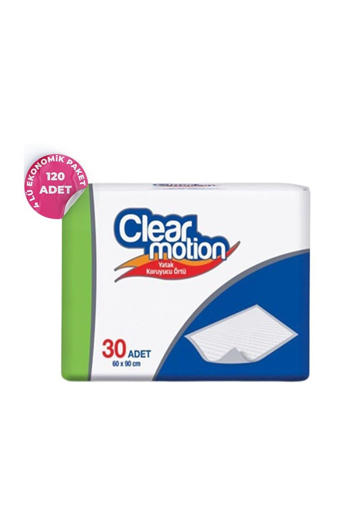 Clear Motion Clearmotion Yatak Koruyucu Örtü 60X90 120 Adet 4 Paket