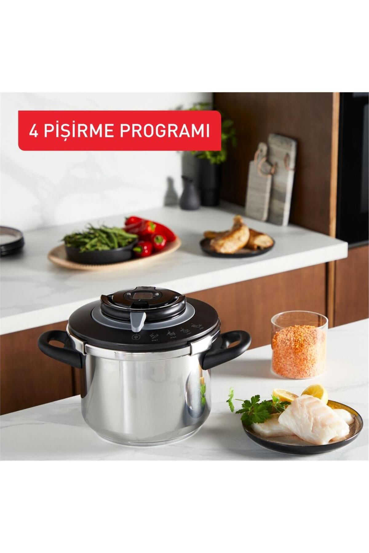 Tefal Clipso+ Chef Düdüklü Tencere - 6 Litre