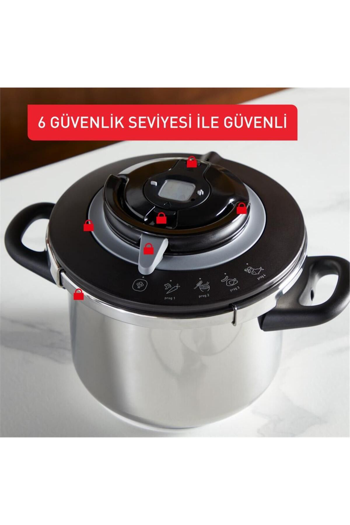 Tefal Clipso+ Chef Düdüklü Tencere - 6 Litre
