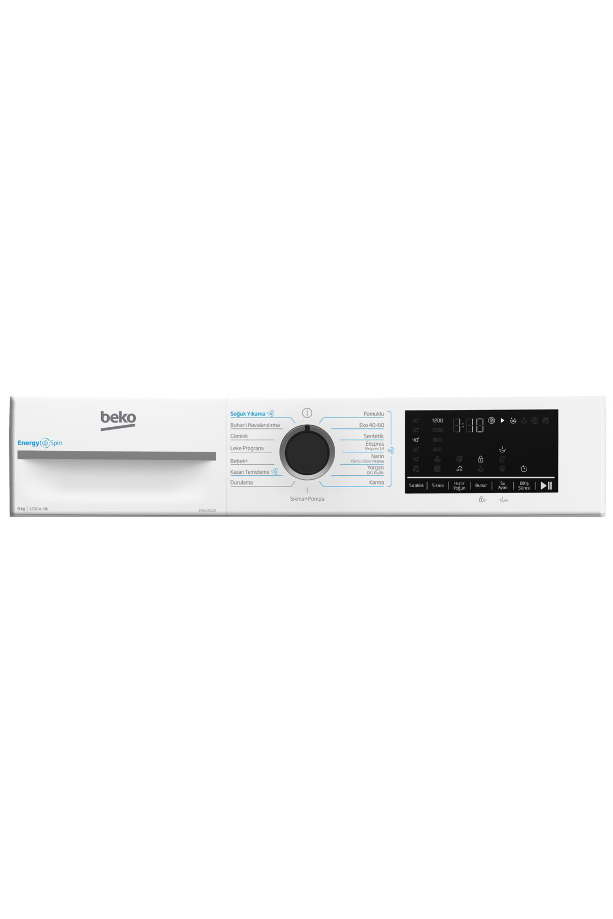 Beko Cmxd 9120 1200 Devir 9 Kg Çamaşir Makinesi