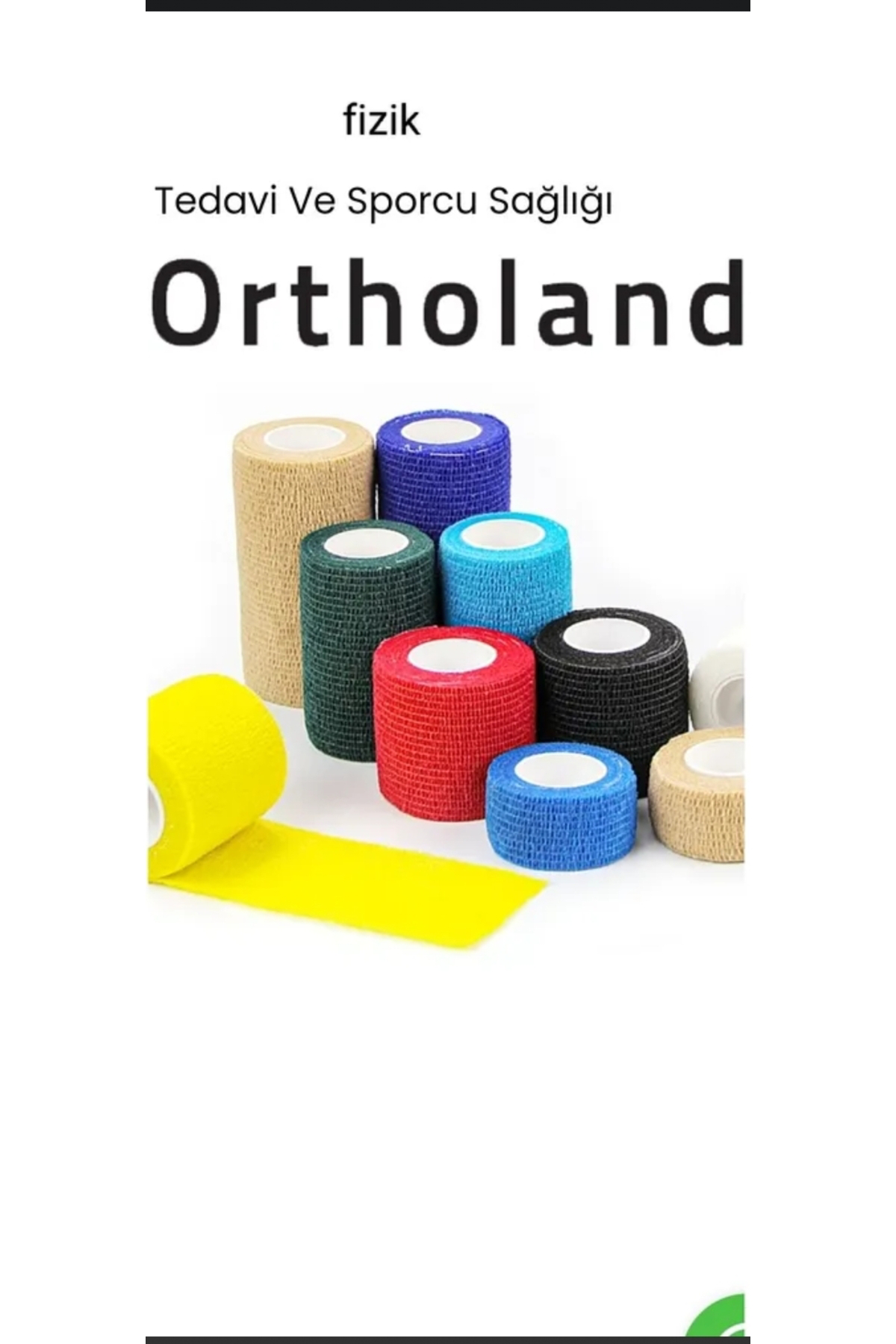 Ortholand Coban Bandaj 5 Cm X 4.5 Mt. ( 20 Adet) Karişik Renk