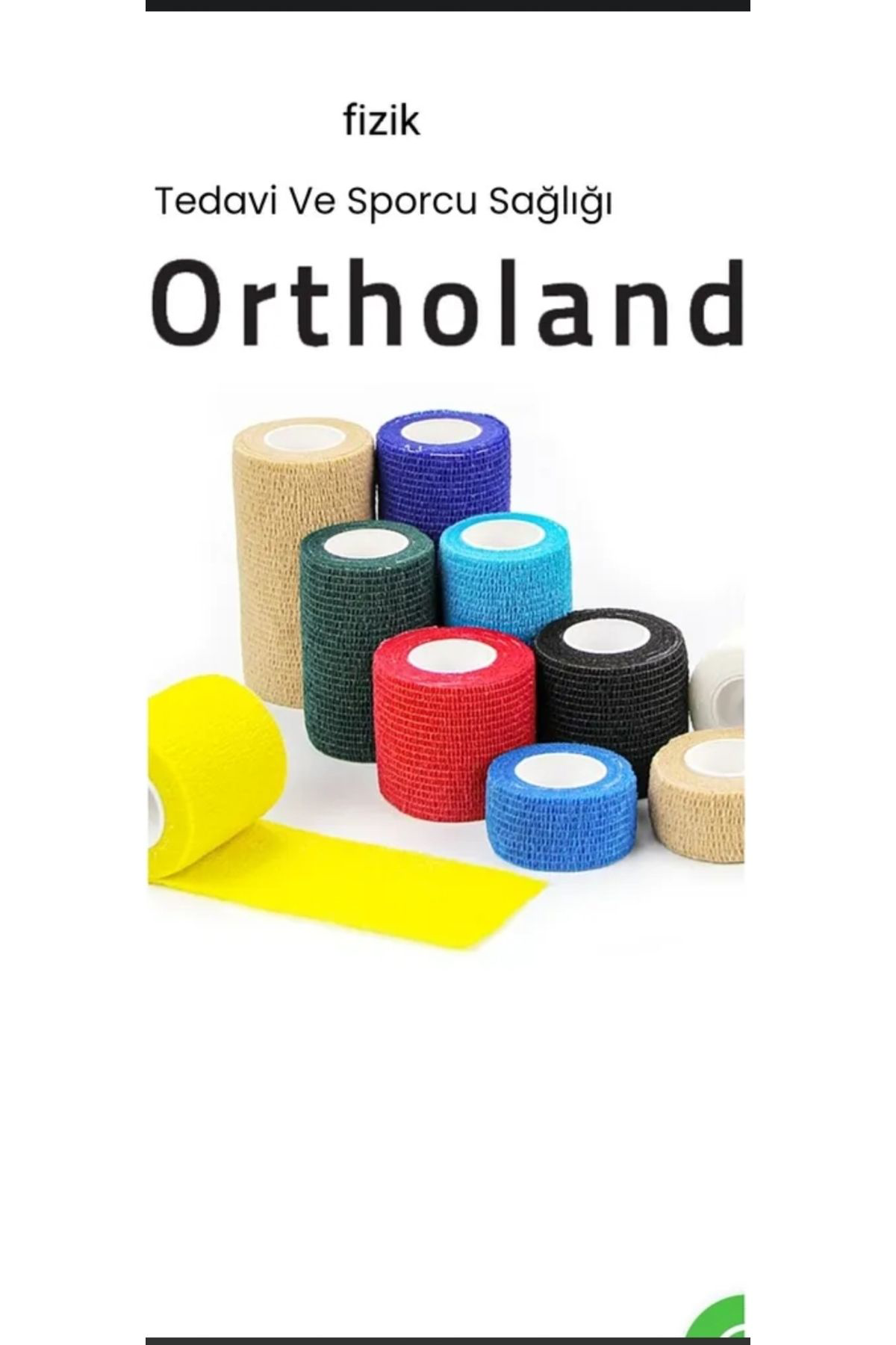Ortholand Coban Bandaj 5 Cm X 4.5 Mt. ( 20 Adet) Karişik Renk